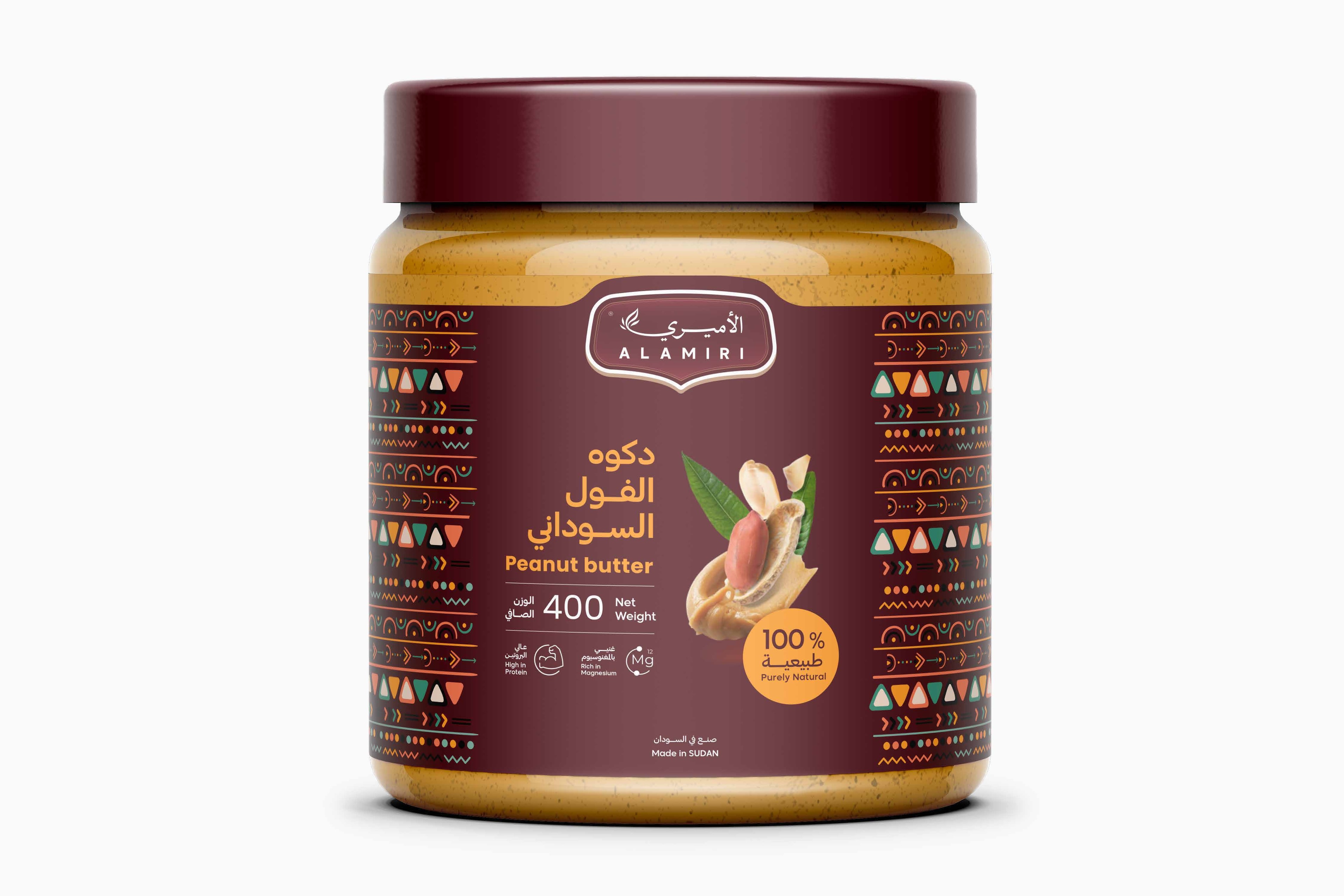 El Amiri Peanut Butter Dakwa 400g jar